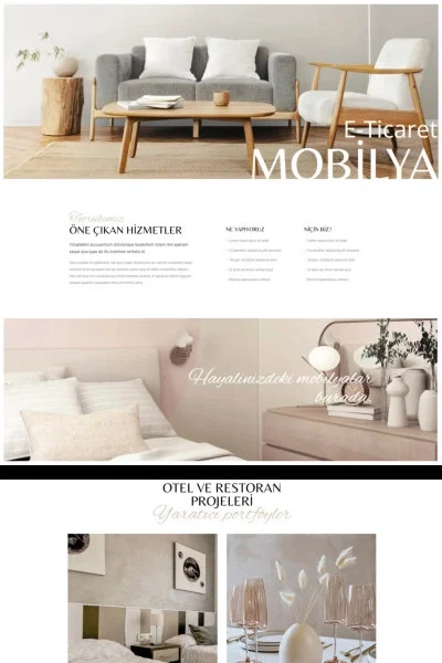 E-ticaret Mobilya